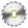 Festool 500458 Circular Saw Blade HW 160 x 1.8 x 20 mm W18 for Wood Cutting