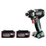 Metabo SSD 18 LT 200 BL 1/4" Cordless Brushless Impact Driver With 2 x 5.2Ah Batteries