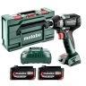 Metabo SSD 18 LT 200 BL 1/4" Cordless Brushless Impact Driver With 2 x 5.2Ah Batteries, Charger & MetaBOX 145 L Case