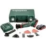 Metabo MT 18 LTX Multitool + 2 x 5.2Ah Batt. & Charger
