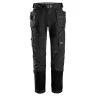 Snickers 6902 FlexiWork Trousers Holster Pockets Black Size 52 (W36" L32")