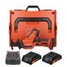 Fein ASAS 18-21 K AS 18V Cordless Reciprocating Saw With 2 x 2Ah Batteries, Charger & Case