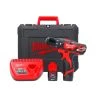 Milwaukee M12BPD-202C 12V Cordless Compact Combi Drill With 2 x 2.0Ah Batteries, Charger & Case