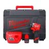 Milwaukee M12FSCIWF14-252X 12V M12 FUEL Sub Compact Cordless Brushless Impact Wrench 1/4" Friction Ring With 2 x 2.5Ah High Output Batteries, Charger & Case