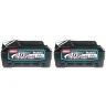 Makita BL4040 40v Max XGT 4.0Ah Li-Ion 191B26-6 Battery Twin Pack For Power Tools