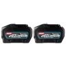 Makita BL4050F Battery 40V Max XGT 5Ah Li-ion Battery For Power Tools Pack of 2