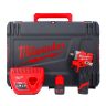Milwaukee M12FSCIWF38-252X 12V M12 FUEL Sub Compact Cordless Brushless Impact Wrench 3/8" Friction Ring With 2 x 2.5Ah High Output Batteries, Charger & Case