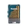 Makita D-72849 HSS TiN Metal Steel Drill Bit Set - 10 Pieces