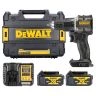 DeWalt DCD100M2T 100th Anniversary 18v Brushless Combi Hammer Drill With 2 x 4.0Ah Batteries, Charger & Case