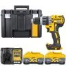 Dewalt DCD796 18V Brushless Compact Combi Drill With 2 x 8Ah Batteries, Charger & DWST1-71195 Case