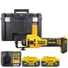 DeWalt DCE555 18V XR Cordless Brushless Drywall Cut-Out Tool With 2x 5Ah Batteries, Charger & TSTAK VI Case