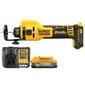 DeWalt DCE555 18V XR Cordless Brushless Drywall Cut-Out Tool With 1x 1.7Ah Powerstack Battery & Charger