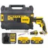 DeWalt DCF620P2K 18V XR Cordless Brushless Collated Drywall Screwdriver With 2 x 5Ah Batteries, Charger & TSTAK Case