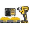 DeWalt DCF887 18V Brushless Impact Driver 3 Speed With 2 x 8Ah Batteries & Charger