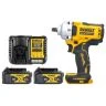DeWalt DCF892N 18V XR 1/2" Cordless Brushless Detent Pin Impact Wrench With  2 x 4Ah Batteries & Charger