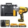 DeWalt DCF900 18V XR Cordless Brushless 1/2" High Torque Impact Wrench With 2 x 1.7Ah Powerstack Batteries, Charger & TSTAK VI Case