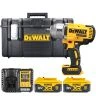 DeWalt DCF900 18V XR Cordless Brushless Impact Wrench With 2 x 5Ah Batteries, Charger & Case