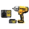 DeWalt DCF900 18V XR Cordless Brushless 1/2" High Torque Impact Wrench with 1 x 4Ah Battery & Charger 