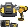 DeWalt DCF900 18V XR Cordless Brushless 1/2" High Torque Impact Wrench With 1 x 4Ah Battery, Charger & TSTAK II Case