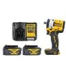 DeWalt DCF922 18V XR Cordless Brushless 1/2" Detent Pin Impact Wrench with 2 x 4Ah Batteries & Charger
