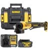 DeWalt DCG406 18V XR Cordless Brushless 125mm Angle Grinder With 1 x 4.0Ah Battery, Charger & TSTAK II Case