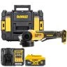 DeWalt DCG406 18V XR Cordless Brushless 125mm Angle Grinder With 1 x 5.0Ah Battery, Charger & TSTAK II Case