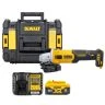DeWalt DCG407P1T 18V XR Cordless Brushless 125mm Angle Grinder with 1x 5Ah Battery, Charger & TSTAK II Case