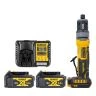 DeWalt DCG420 18V XR Compact Cordless Brushless Inline Die Grinder with 2 x 4Ah Batteries & Charger