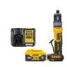 DeWalt DCG420 18V XR Compact Cordless Brushless Inline Die Grinder with 1 x 5Ah Battery & Charger