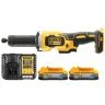 DeWalt DCG426 18V Brushless 125mm Brushless Die Grinder With 2 x 1.7Ah Powerstack Batteries & Charger