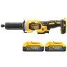 DeWalt DCG426 18V Brushless 125mm Brushless Die Grinder With 2 x 5Ah Powerstack Batteries