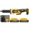 DeWalt DCG426 18V Brushless 125mm Brushless Die Grinder With 2 x 5Ah Powerstack Batteries & Charger