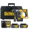 DeWalt DCH273 18V XR Cordless Brushless SDS Plus Rotary Hammer Drill With 2 x 4.0Ah Batteries, Charger & Case