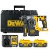 DeWalt DCH273 18V XR Cordless Brushless SDS Plus Rotary Hammer Drill With 2 x 5.0Ah Batteries, Charger & Case