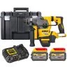 DeWalt DCH333T2 54V XR FlexVolt Brushless SDS+ Hammer Drill with 2 x 6Ah Batteries, Charger & Case