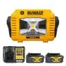 DeWalt DCL077 12V/18V Cordless 2000lm Compact Task Light With 2 x 4Ah Batteries & Charger