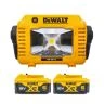 DeWalt DCL077 12V/18V Cordless 2000lm Compact Task Light With 2 x 5Ah Batteries