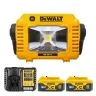 DeWalt DCL077 12V/18V Cordless 2000lm Compact Task Light With 2 x 5Ah Batteries & Charger
