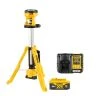 DeWalt DCL079 18V XR LED Cordless Tripod Work Light With 1 x 5Ah Battery & Charger
