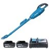 Makita DCL180Z 18V LXT Cordless 42mbar 0.65L Vacuum Cleaner With 2 x 3Ah Batteries & Charger