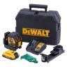Dewalt DCLE34021D1 18V XR Green Cross Line Laser With 1 x 2.0Ah Battery, Charger & Case