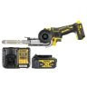 DeWalt DCM200 18V XR Cordless Brushless 13mm Belt File Sander with 1 x 4Ah Battery & Charger