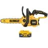 DeWalt DCMCS565N 18V XR Cordless Brushless 30cm Compact Chainsaw With 1 x 5.0Ah Battery