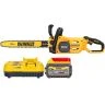 DeWalt DCMCS574 54V XR Cordless Brushless FLEXVOLT 45cm Chainsaw With 1x 6Ah Battery & Charger