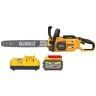 DeWalt DCMCS575N 54V XR Cordless Brushless FLEXVOLT 50cm Bar Chainsaw WIth 1 x 6AH Battery & Charger