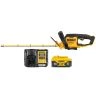 DeWalt DCMHT564P1 18V XR Cordless Hedge Trimmer With 1 x 5Ah Battery & Charger