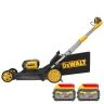 DeWalt DCMWSP660N Twin 54V XR FlexVolt Cordless Brushless 53cm Self Propelled Lawn Mower With 2 x 6Ah Batteries