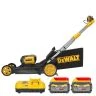 DeWalt DCMWSP660N Twin 54V XR FlexVolt Cordless Brushless 53cm Self Propelled Lawn Mower With 2 x 6Ah Batteries & Charger