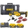 DeWalt DCS355N 18V Cordless Brushless Oscillating-Multi Tool With 2 x 5Ah Batteries, Charger & Case