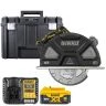 DeWalt DCS383 18V XR 184mm Cordless Brushless Metal Cutting Circular Saw with 1x 5Ah Battery, Charger & TSTAK VI Case
